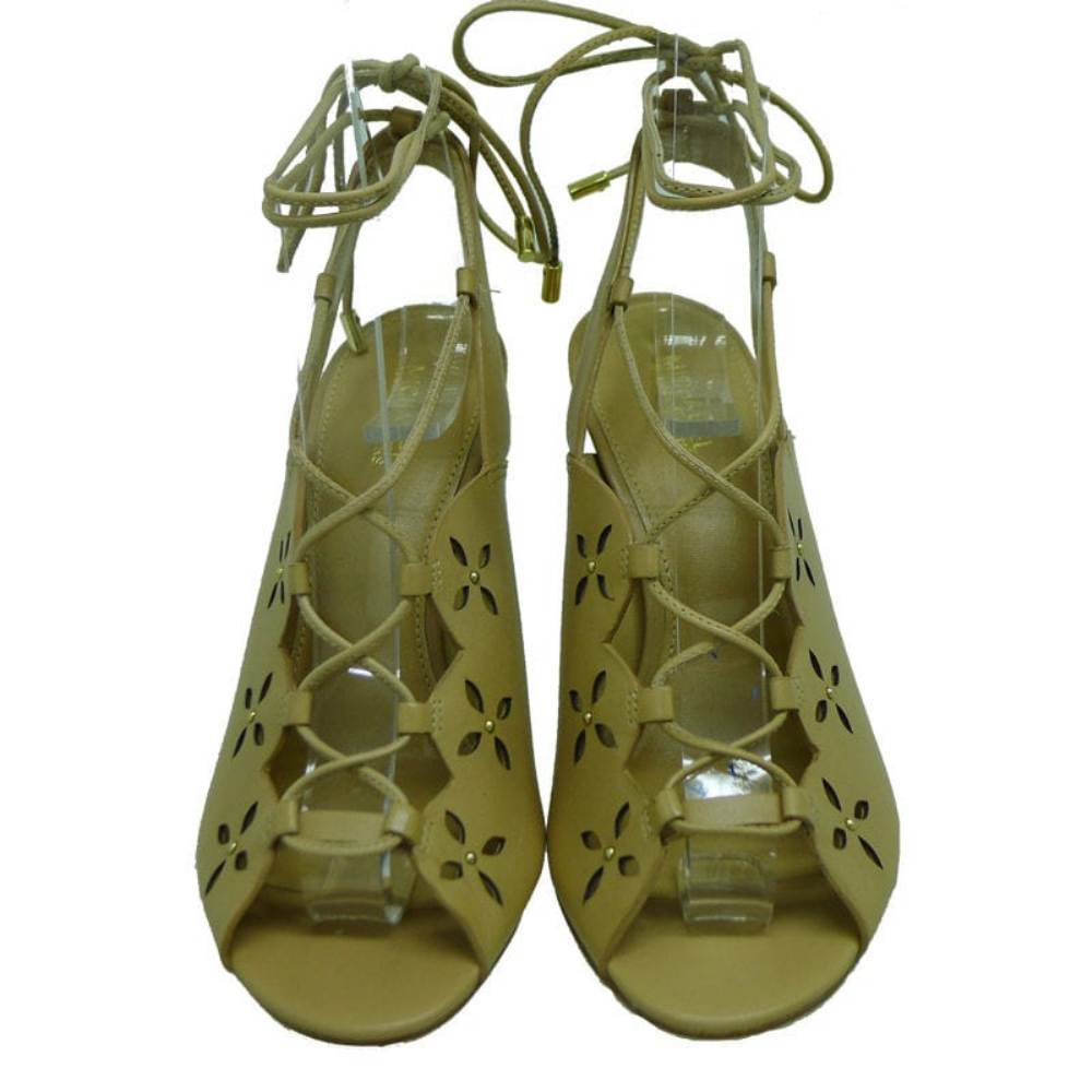 Sandalia 'lace up' tacón Michael Kors Thalia Sandal Toffe foto 2
