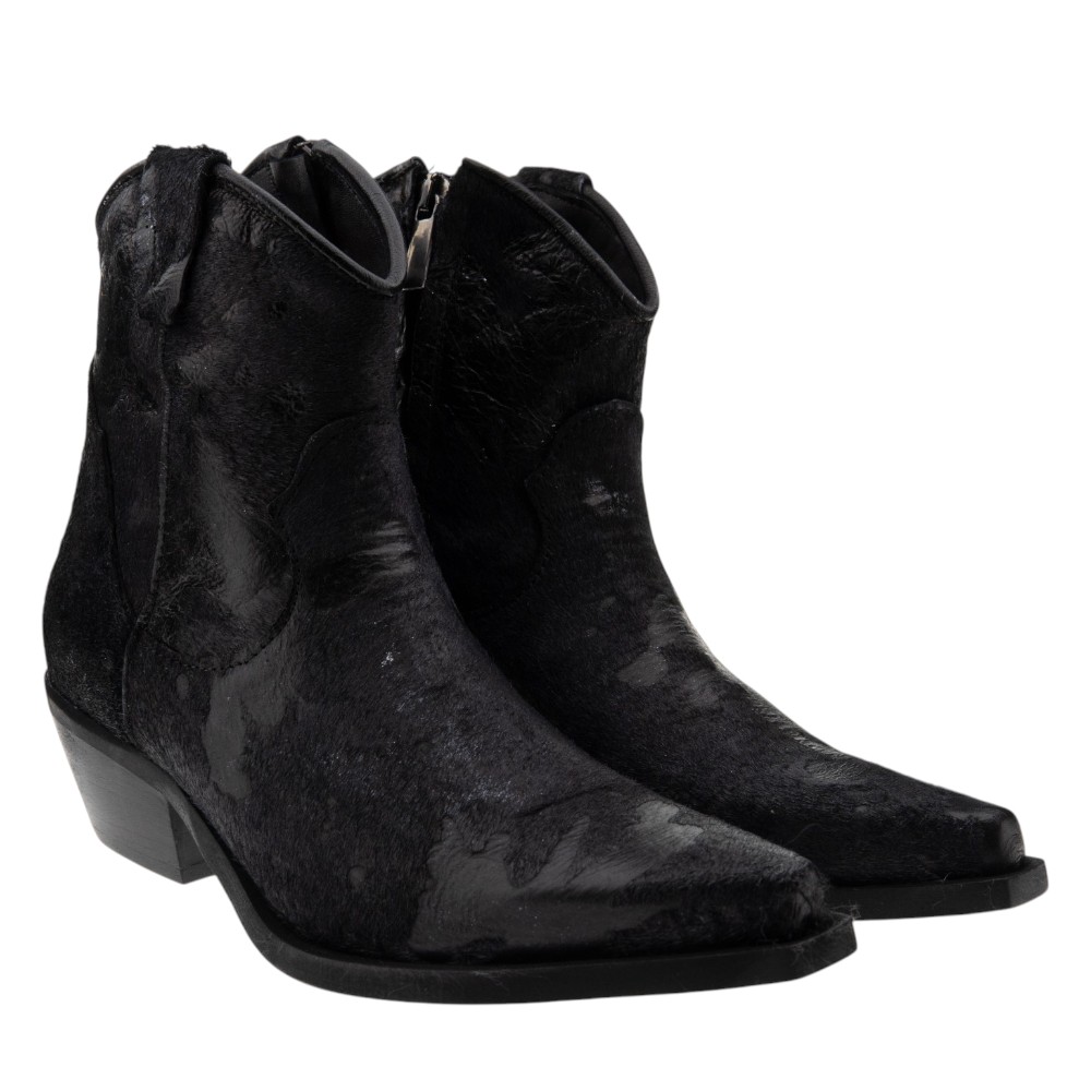 Botines camperos piel tacón bajo Zoe Thor 06