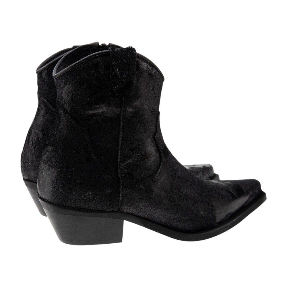 Botines camperos piel tacón bajo Zoe foto 4