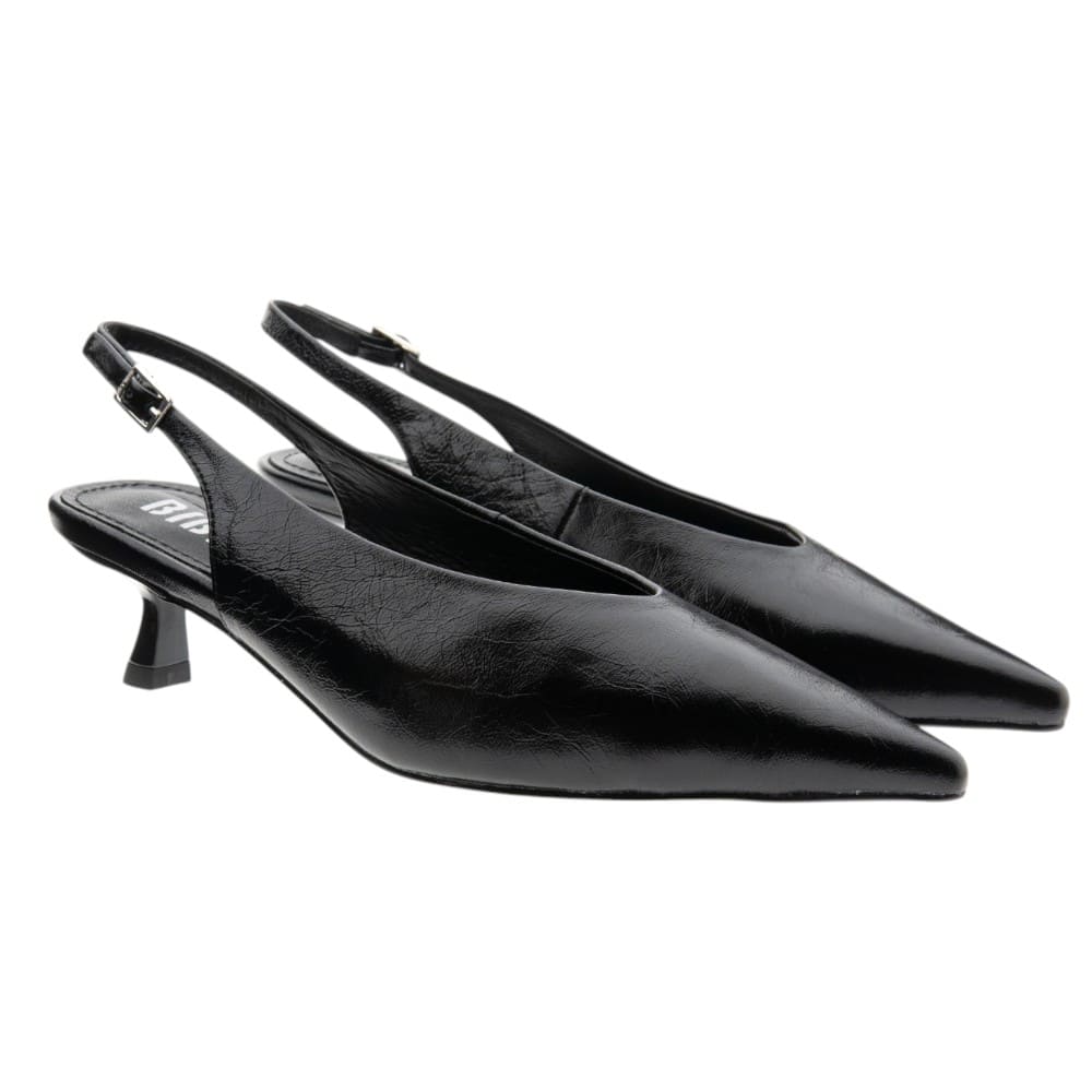 Zapato negro tacón bajo destalonado Bibilou Tiare Pumps 40