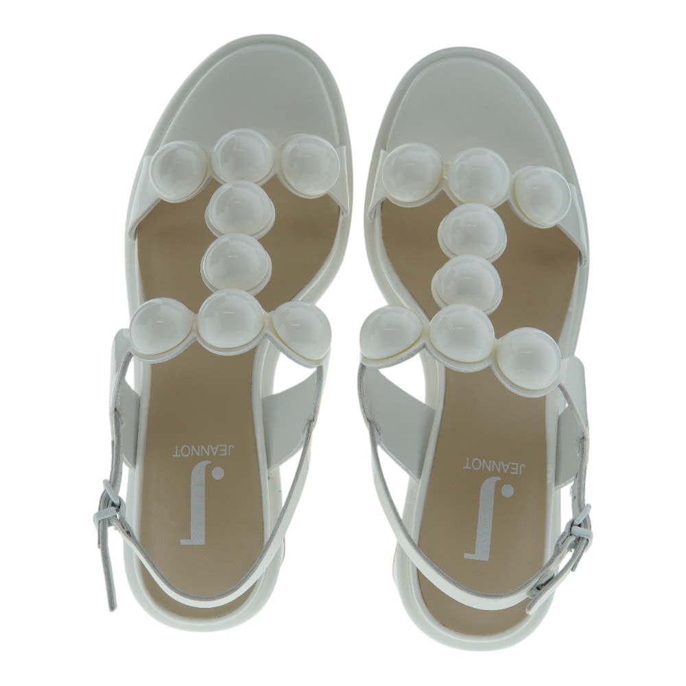 Sandalias de Tacón Jeannot Blancas | Glamour y Comodidad foto 2