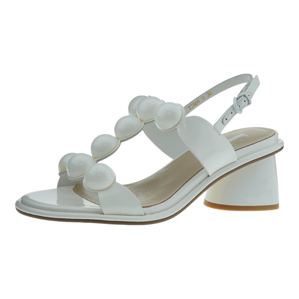 Sandalias de Tacón Jeannot Blancas | Glamour y Comodidad foto 3