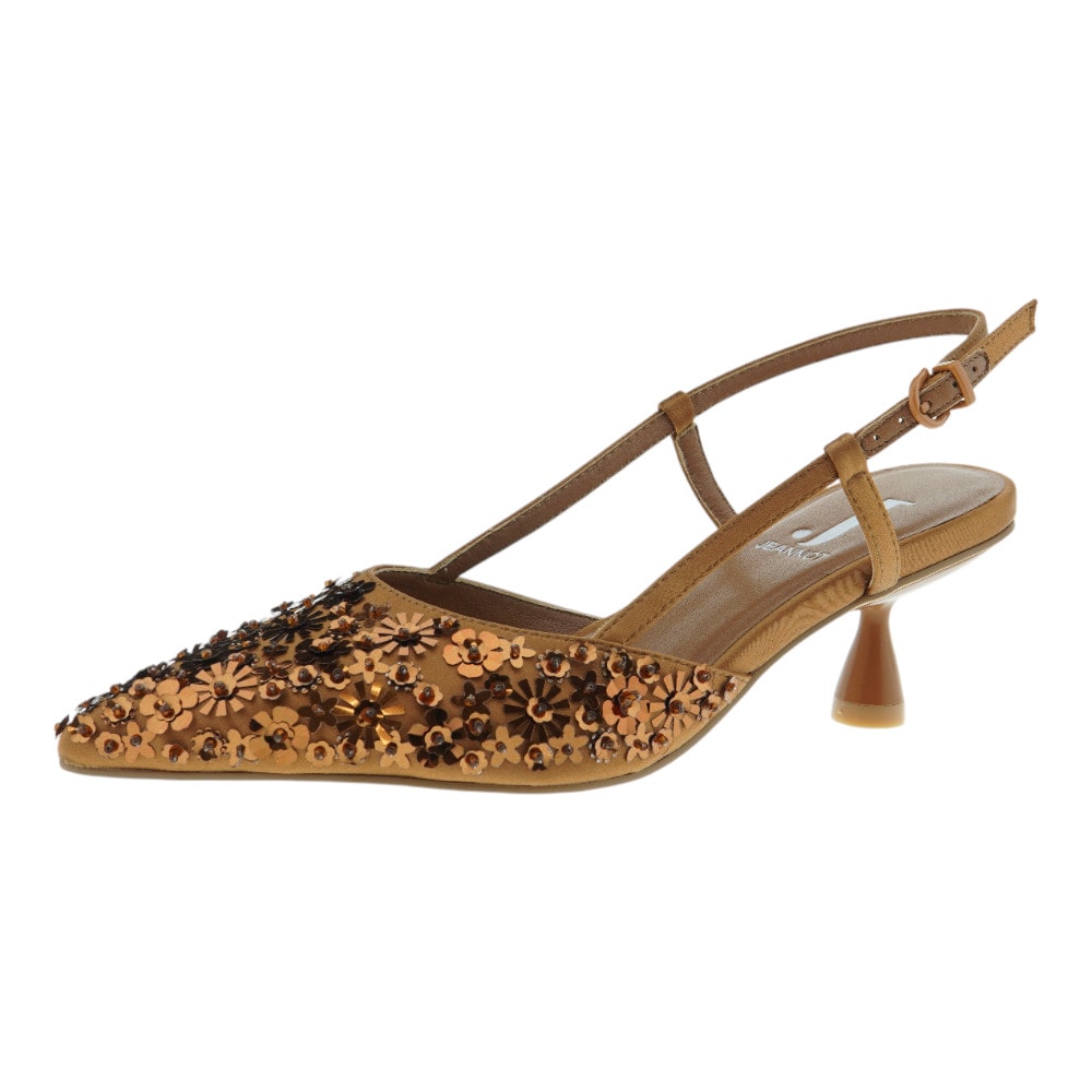 Zapato destalonado mujer Jeannot con flores metálicas | Gallery Carrile foto 3