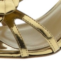 Sandalias Tacón Doradas Mujer Lola Cruz | Glamour en Gallery Carrile foto 6