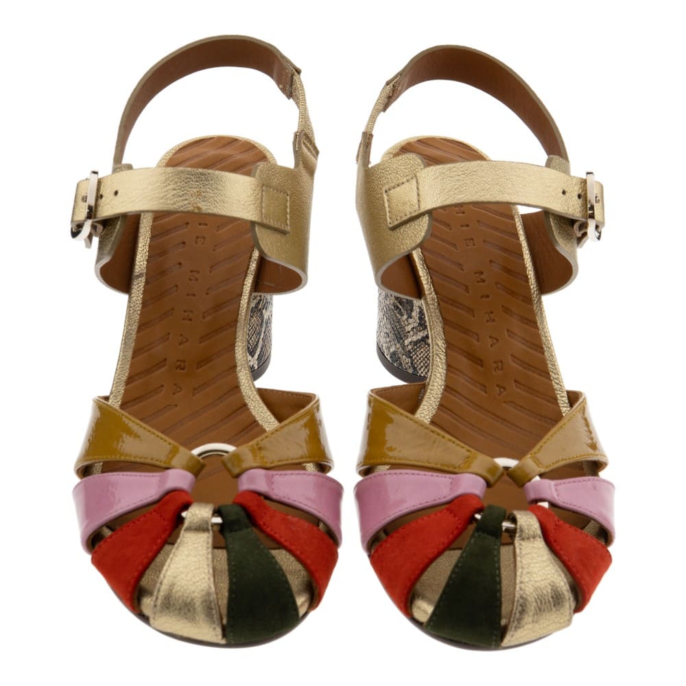 Sandalias multicolor tacón Chie Mihara | Diseño exclusivo foto 2