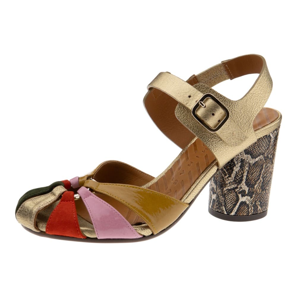 Sandalias multicolor tacón Chie Mihara | Diseño exclusivo foto 3