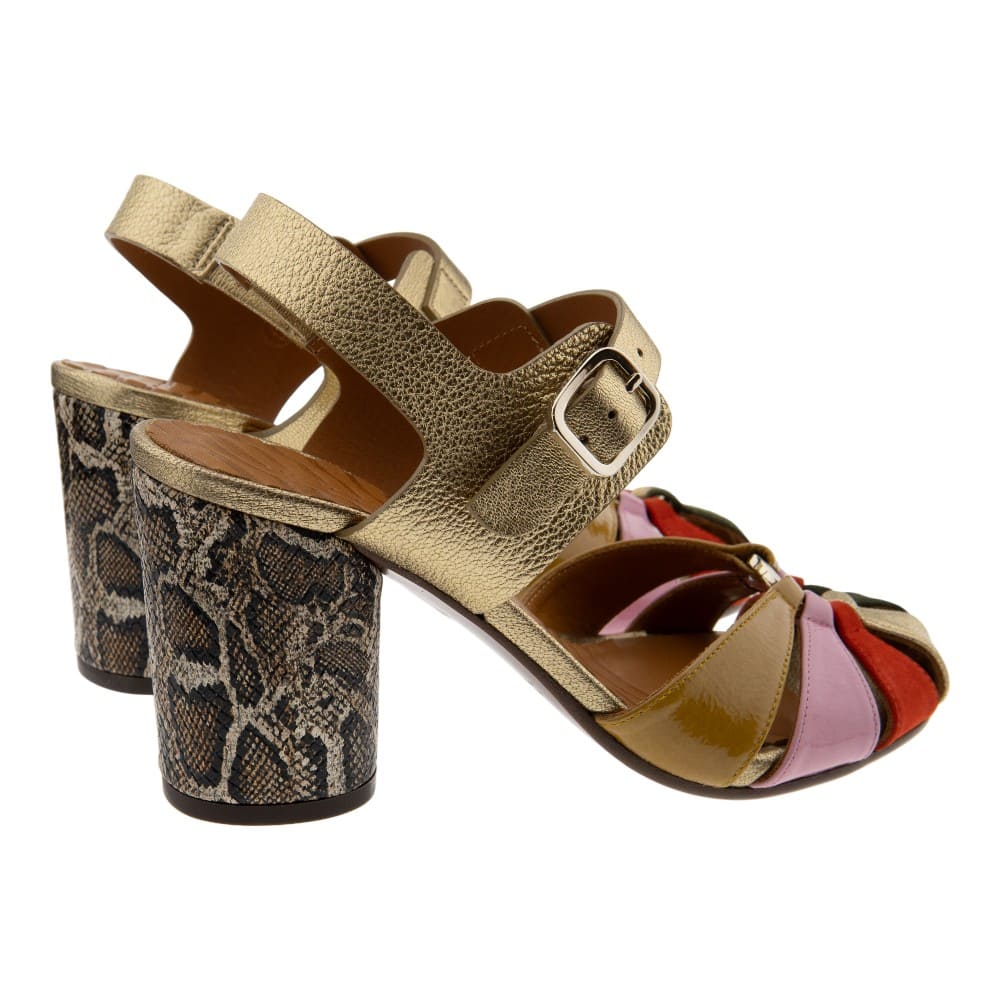 Sandalias multicolor tacón Chie Mihara | Diseño exclusivo foto 4