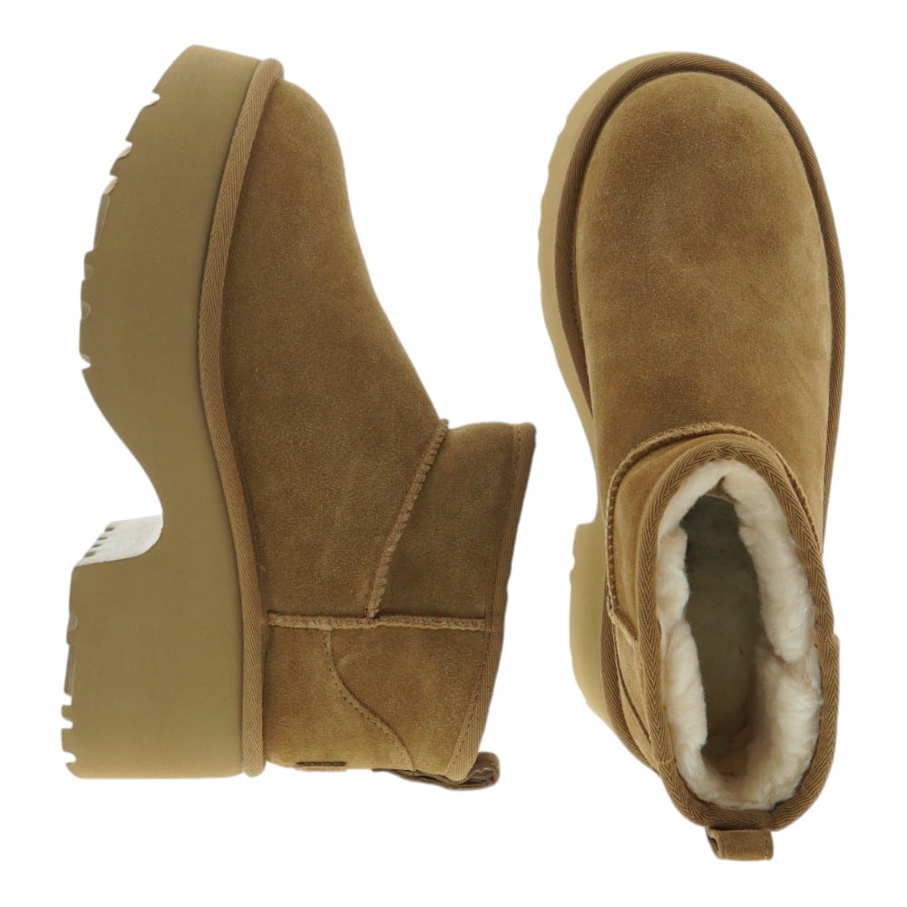 Botas Mujer UGG Classic Platform Ankle Marrón - Altura y Confort foto 2