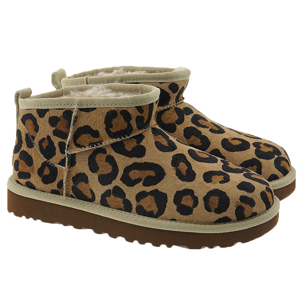 Botas autralianas Ultra Mini leopardo Ugg