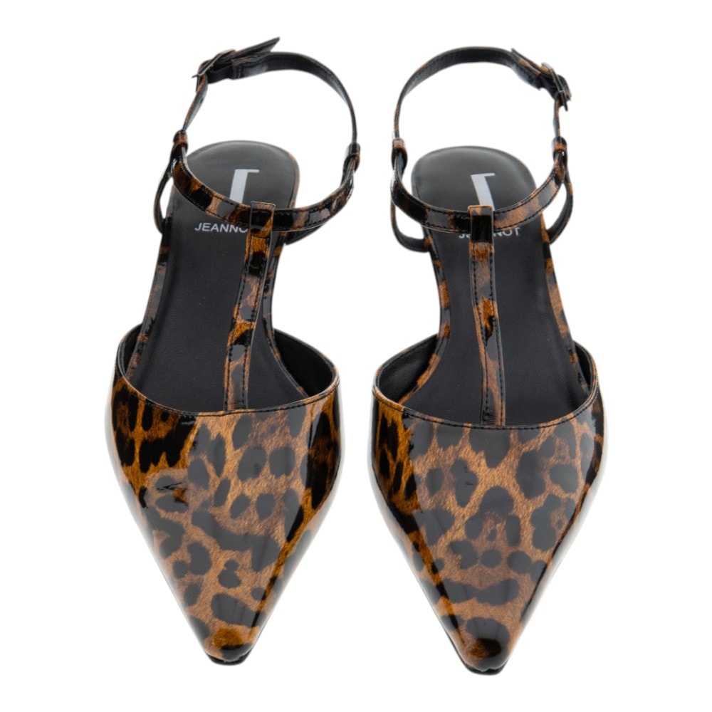 Zapato de tacón estampado leopardo para mujer – Jeannot foto 2