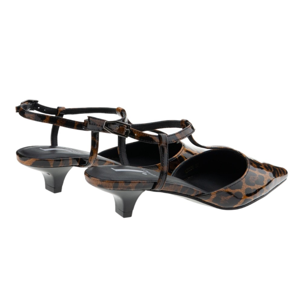 Zapato de tacón estampado leopardo para mujer – Jeannot foto 4