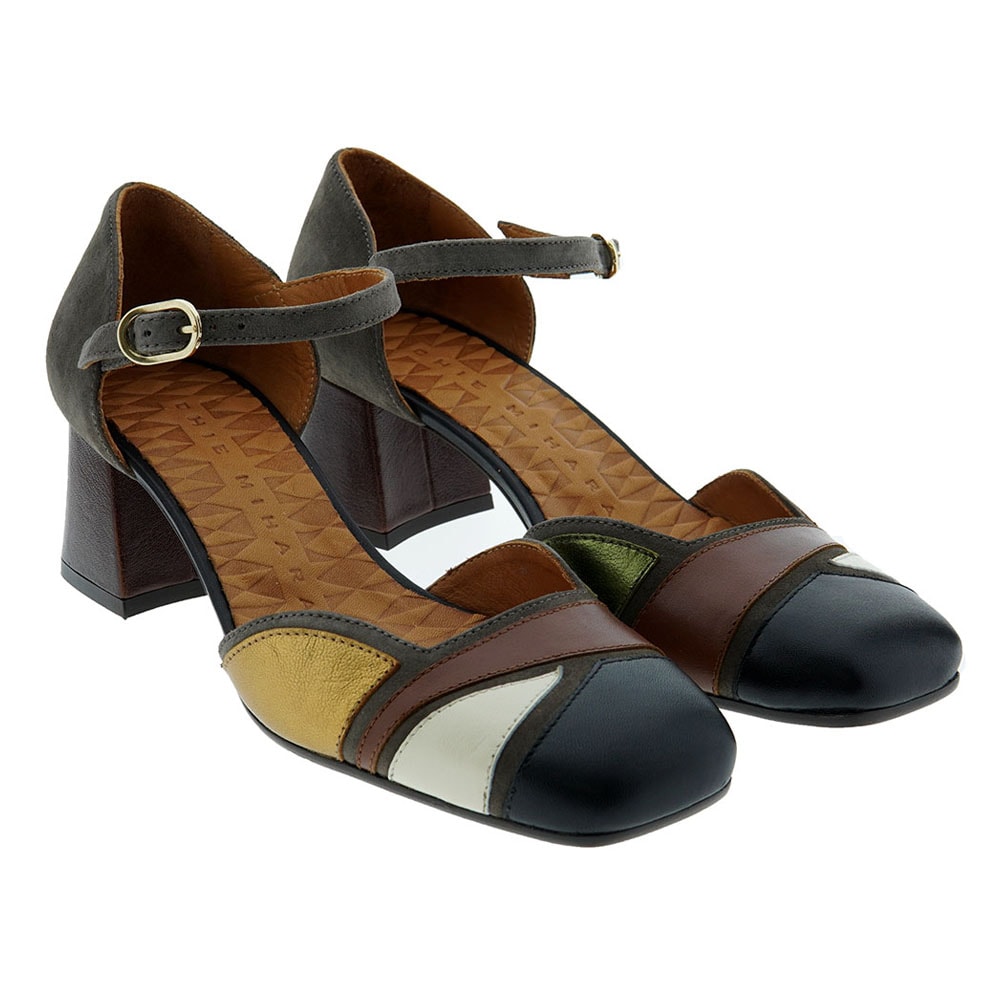 Zapato tacón talón cerrado y puntera Chie Mihara Vozca