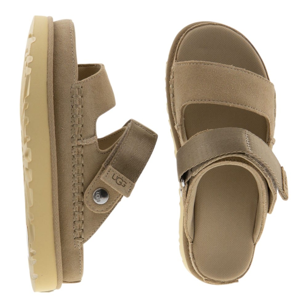 Sandalias mujer plataforma Ugg beige | Tiras ajustables y suela cómoda foto 2