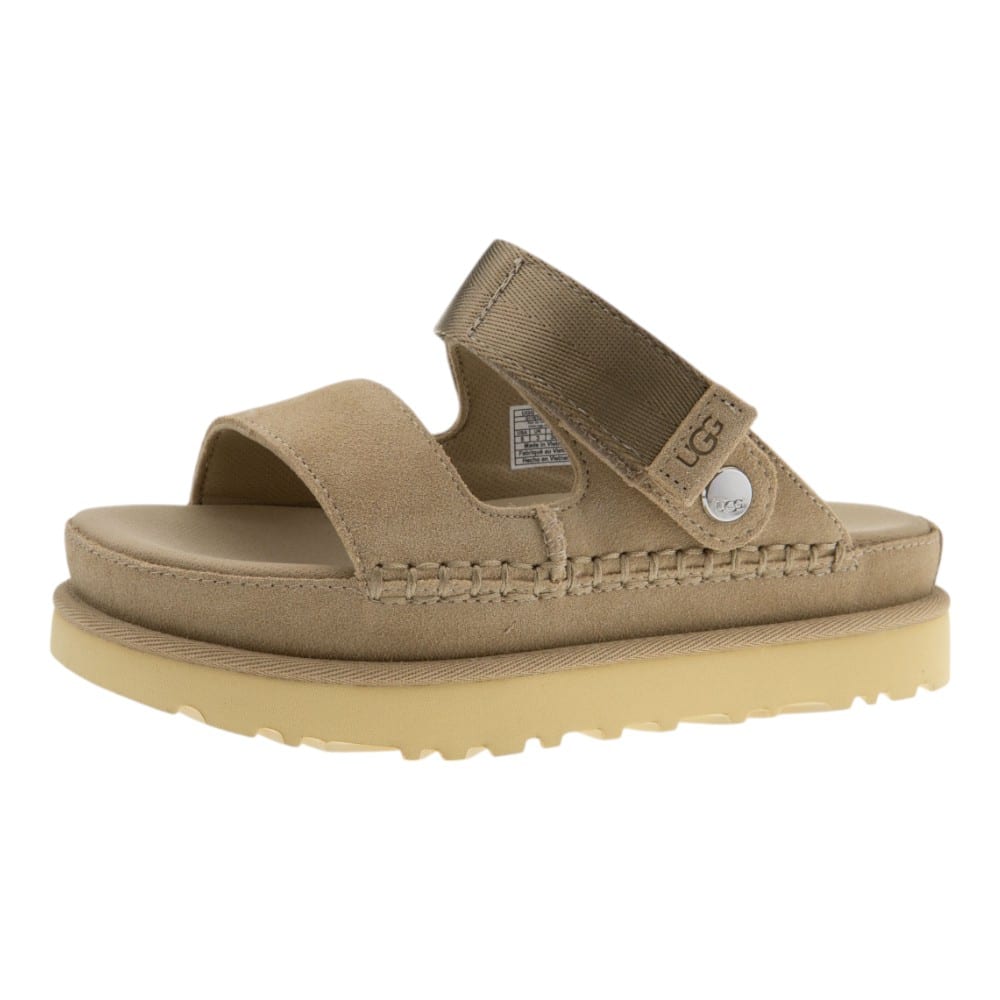 Sandalias mujer plataforma Ugg beige | Tiras ajustables y suela cómoda foto 3