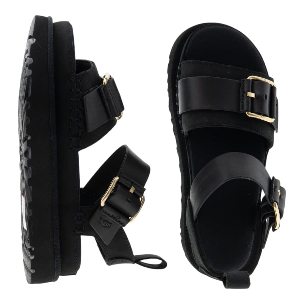 Sandalias mujer plataforma Ugg negras – Estilo y comodidad elevada foto 2