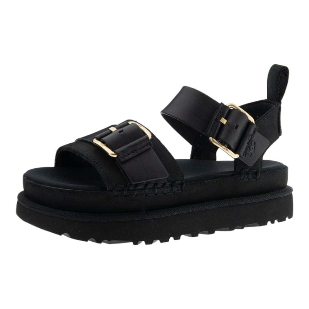 Sandalias mujer plataforma Ugg negras – Estilo y comodidad elevada foto 3