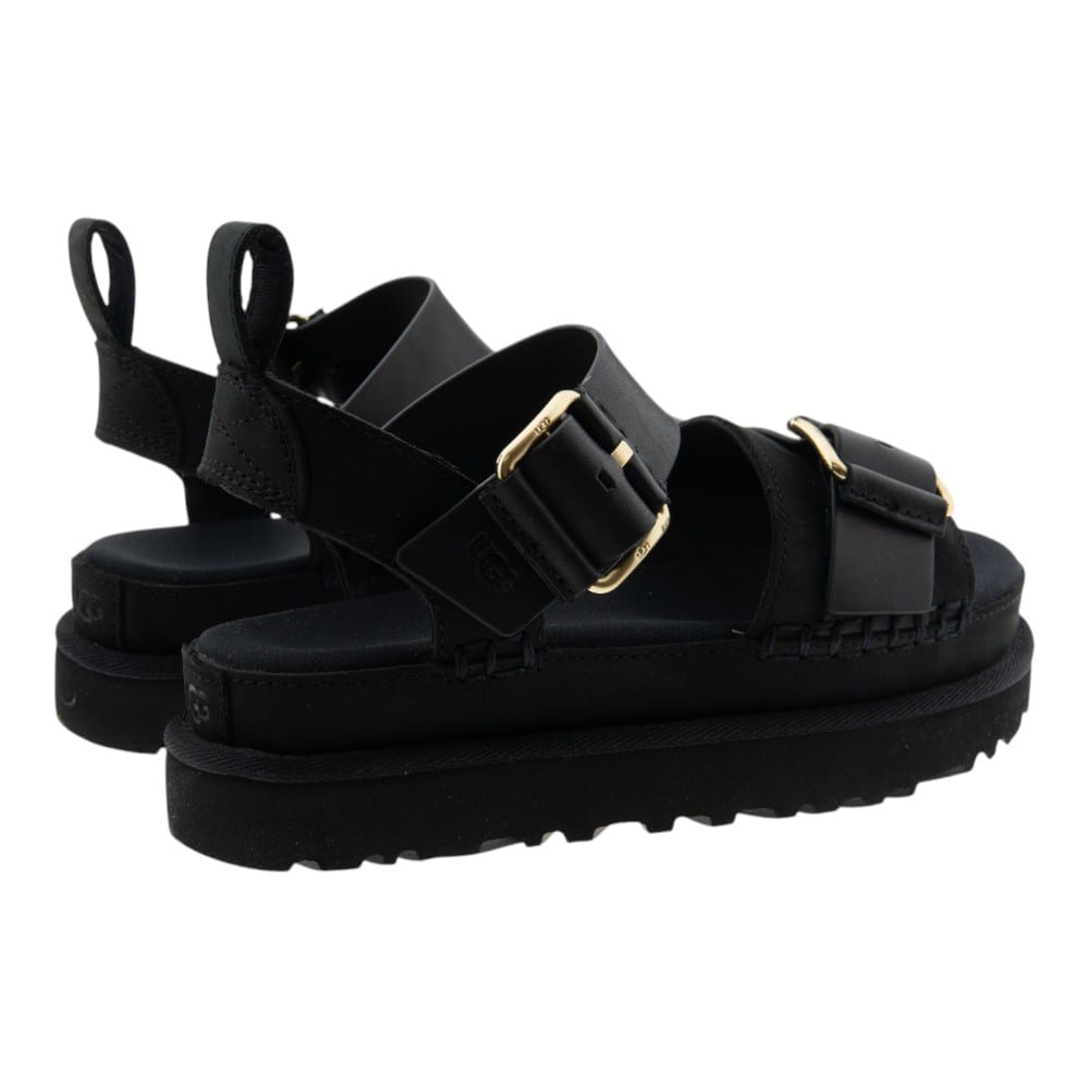 Sandalias mujer plataforma Ugg negras – Estilo y comodidad elevada foto 4