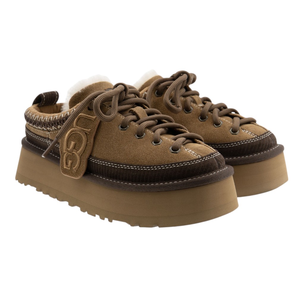 Zuecos Ugg platarma cuero cordones W Heritage Lace