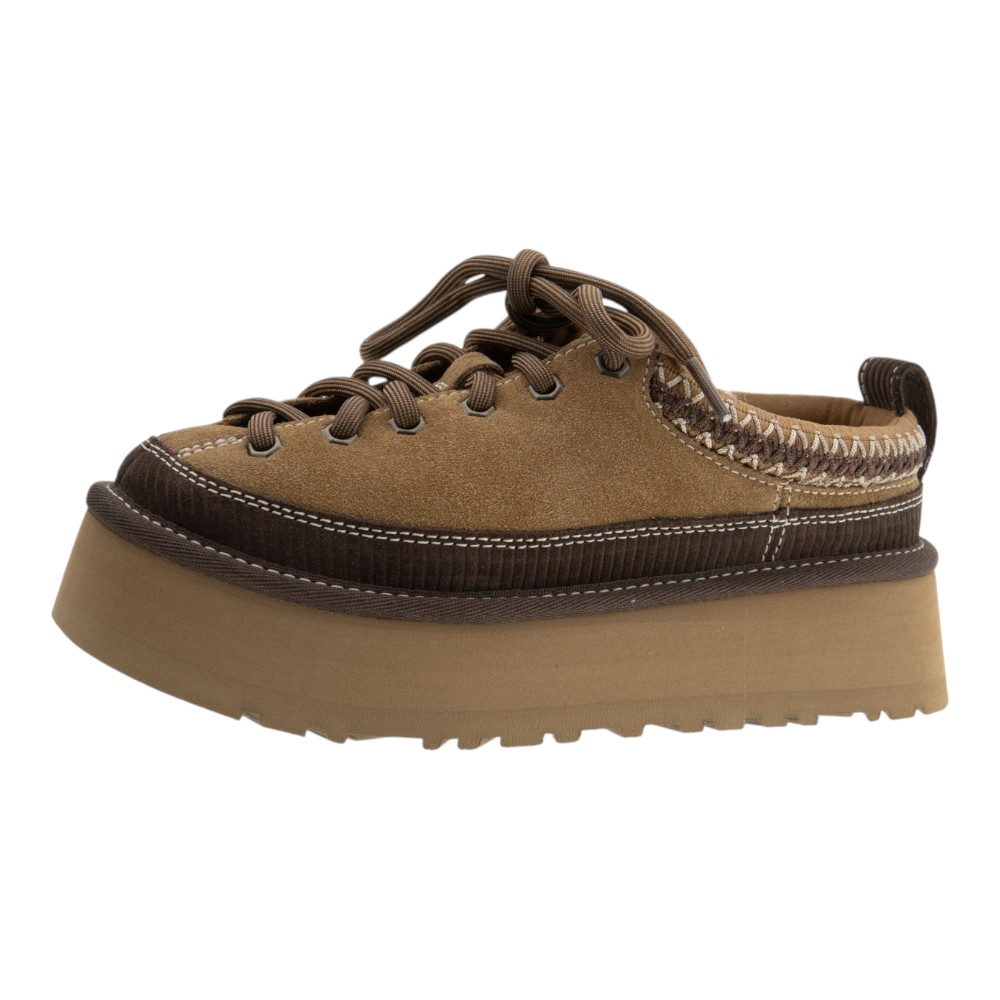 Zuecos plataforma UGG cordones foto 3