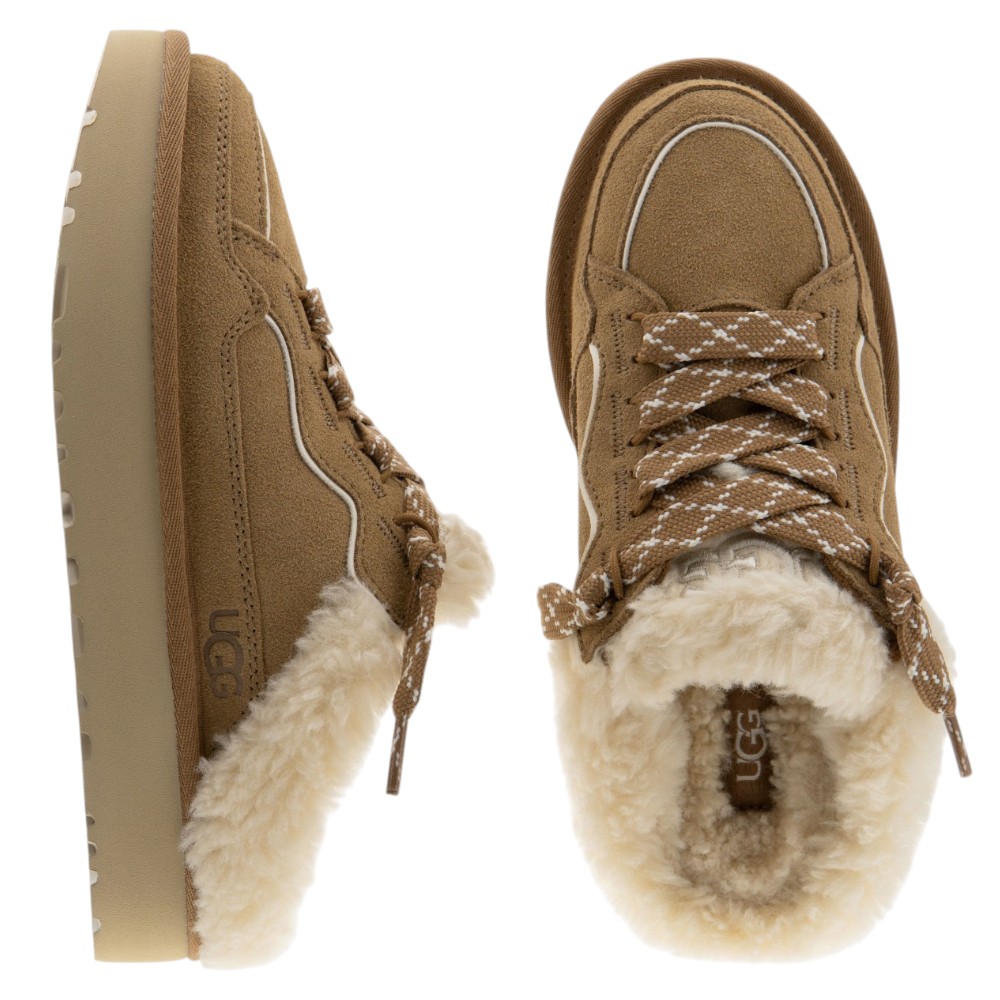 Zueco Ugg ante cuero y piel cordero mujer | Gallery Carrilé foto 2