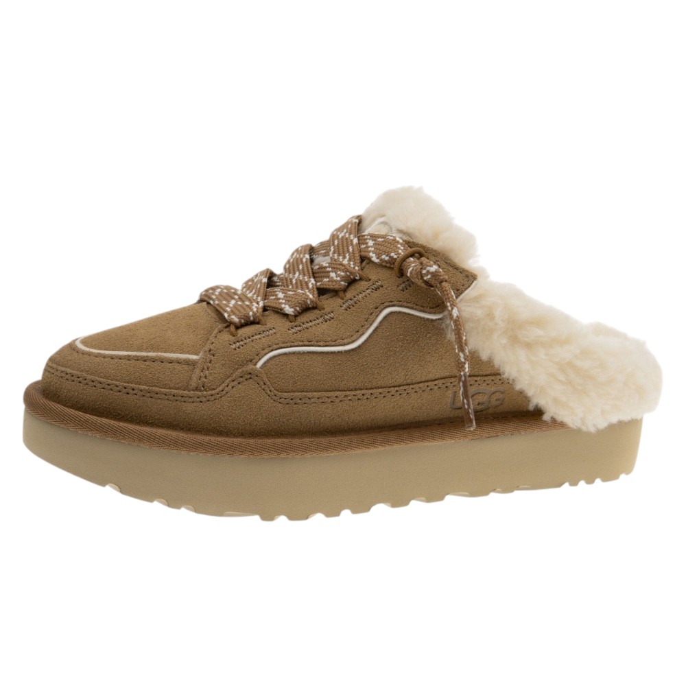 Zueco Ugg ante cuero y piel cordero mujer | Gallery Carrilé foto 3