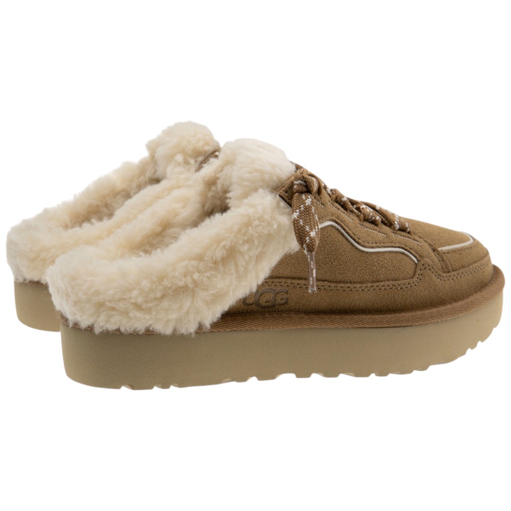 Zueco Ugg ante cuero y piel cordero mujer | Gallery Carrilé foto 4