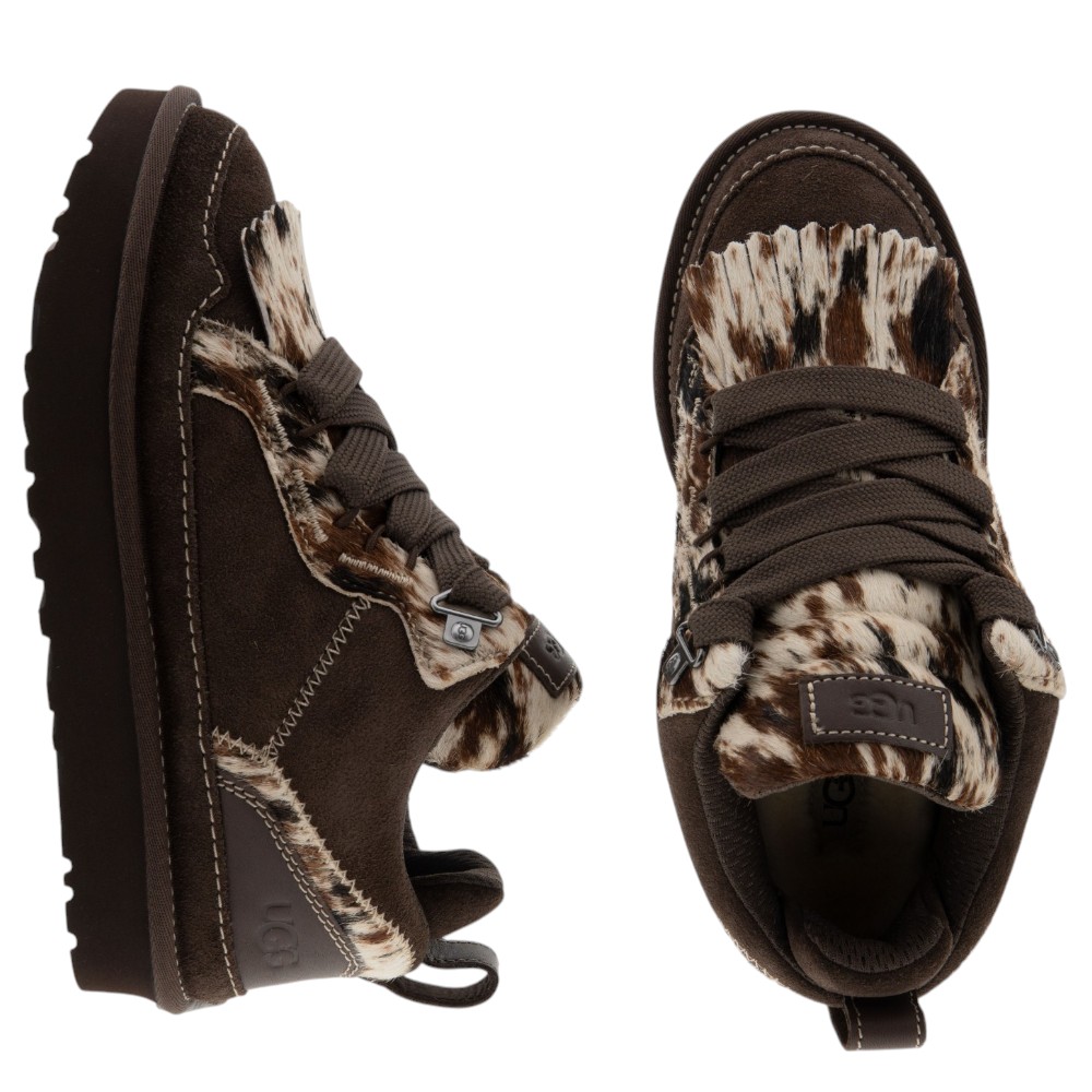 Zapatillas Ugg mujer piel estampado vaca | Carrilé foto 2