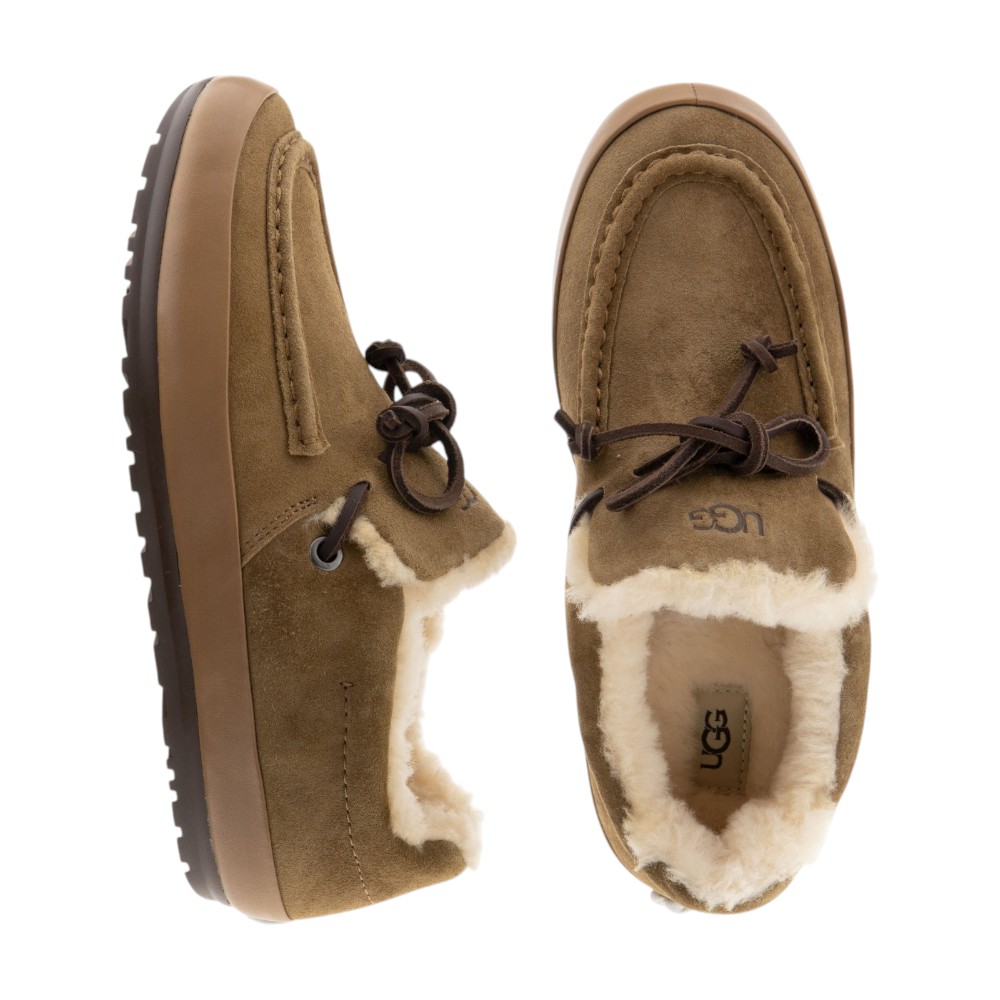 Mocasines mujer UGG lazo piel oveja foto 2