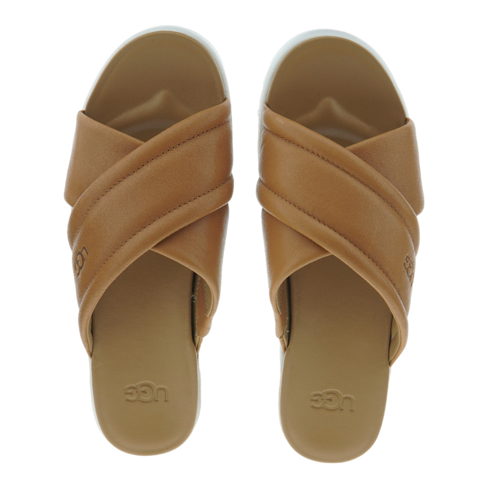 Sandalia plataforma pala cruzada cuero mujer Ugg W Zayne foto 2