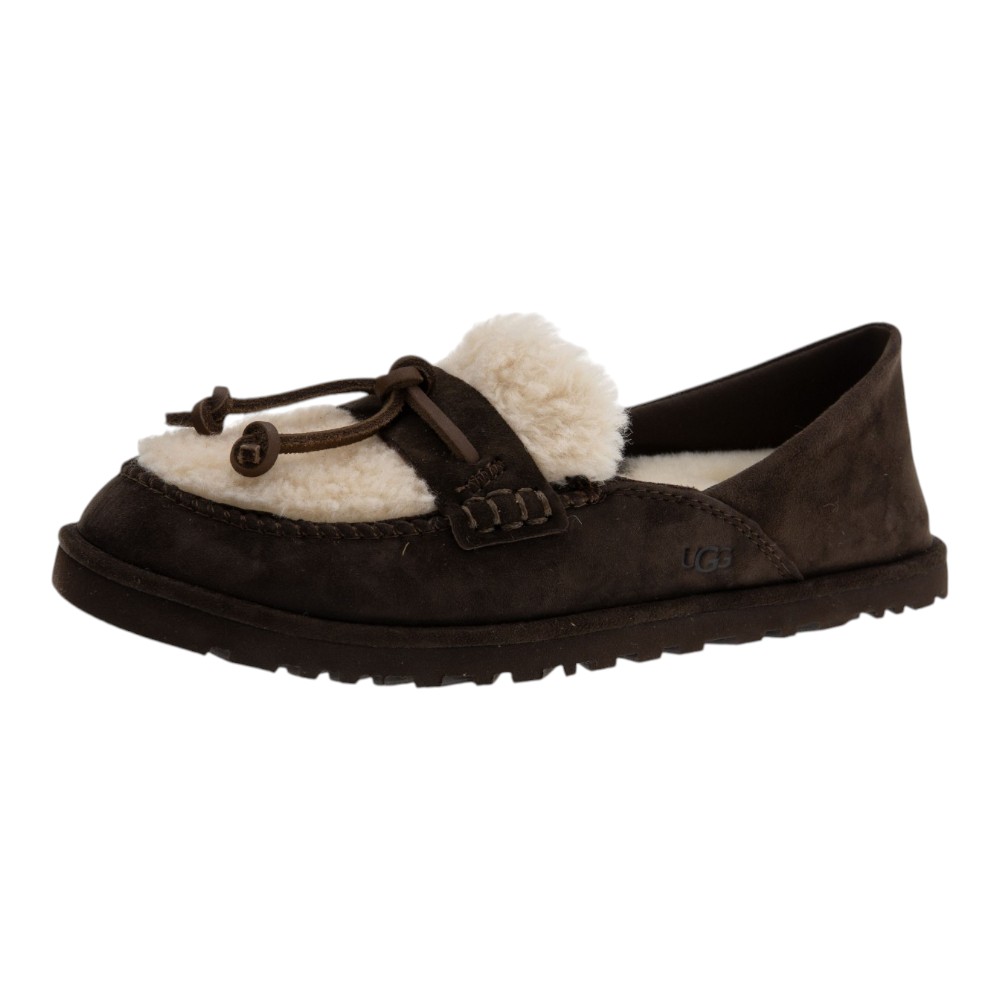 Mocasines mujer UGG ante y piel oveja foto 3