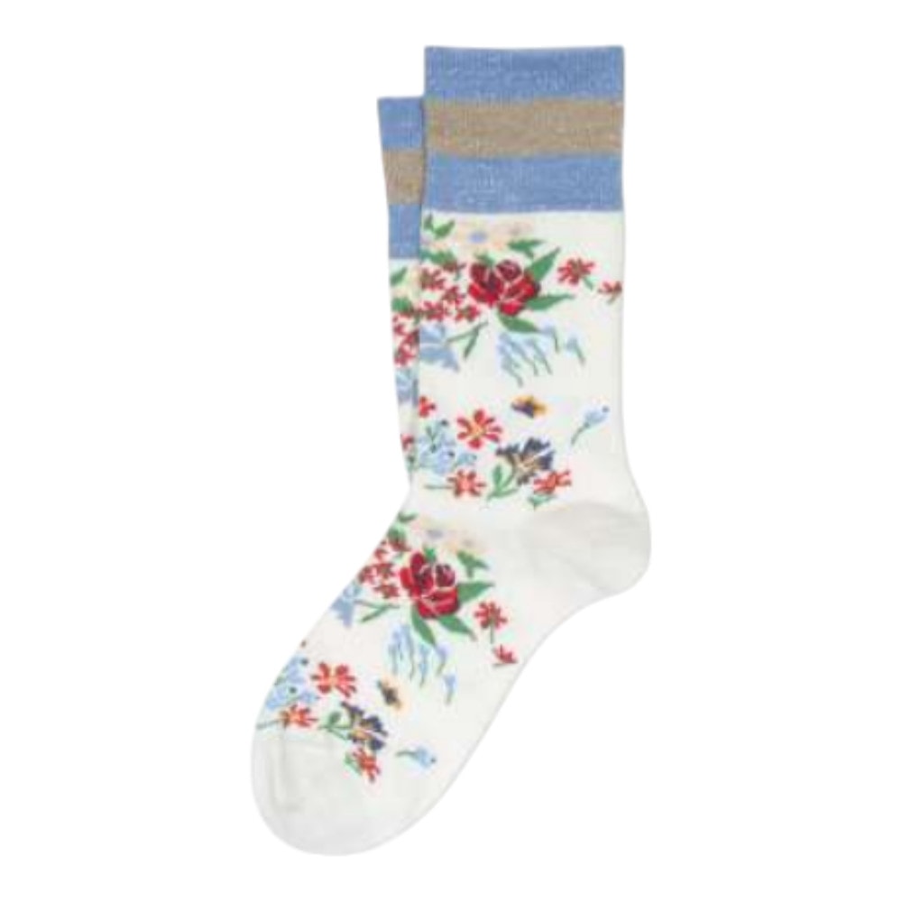 Calcetines Mujer Flores Ant45 Waime Short