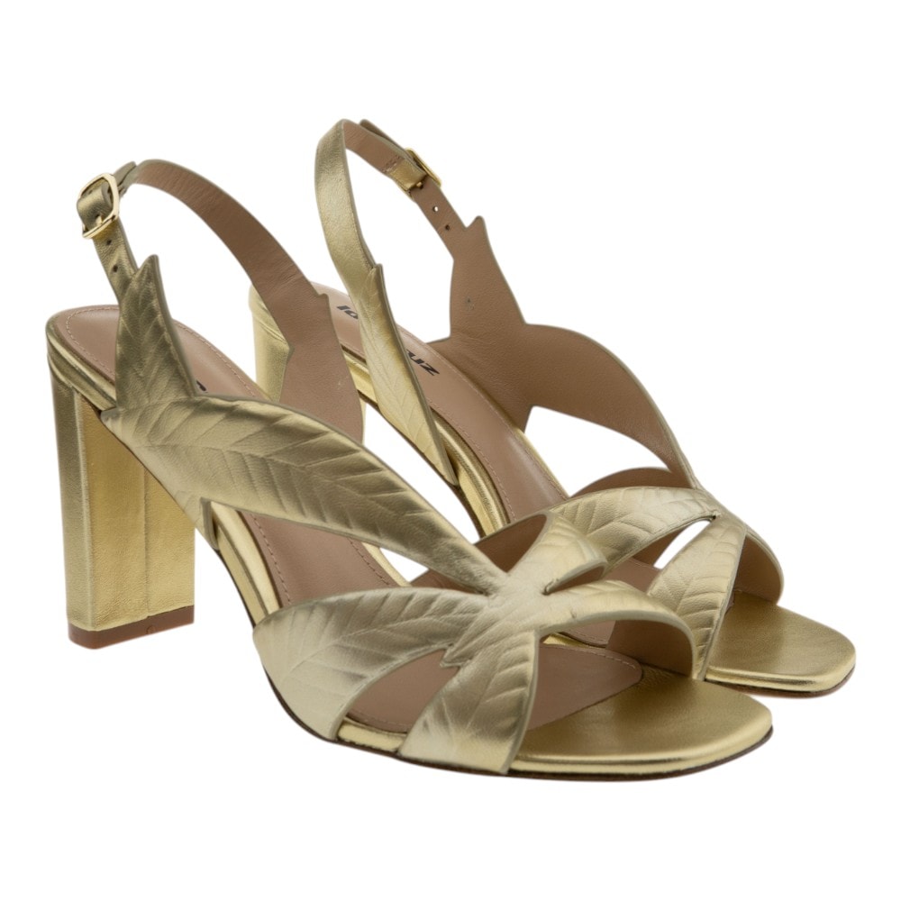 Sandalias Tacón Mujer Hojas Lola Cruz Willow Heel 85