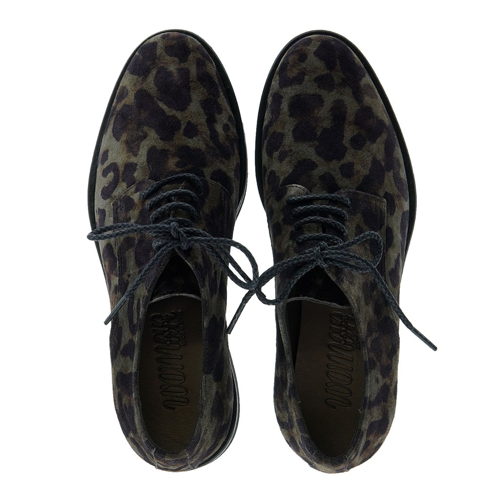Zapato cordón plataforma animal print Calce X1126 foto 2