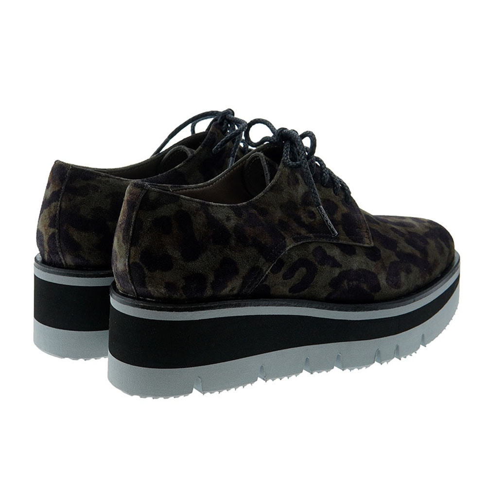 Zapato cordón plataforma animal print Calce X1126 foto 4