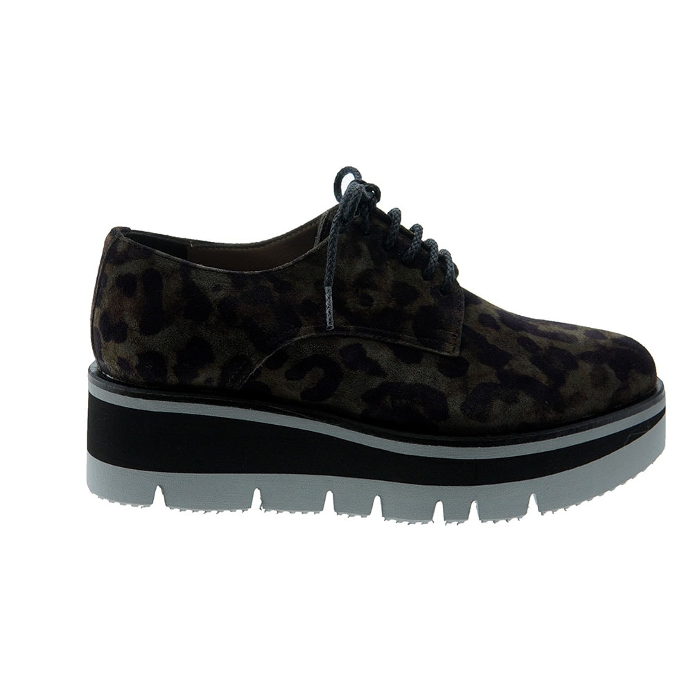 Zapato cordón plataforma animal print Calce X1126 foto 5
