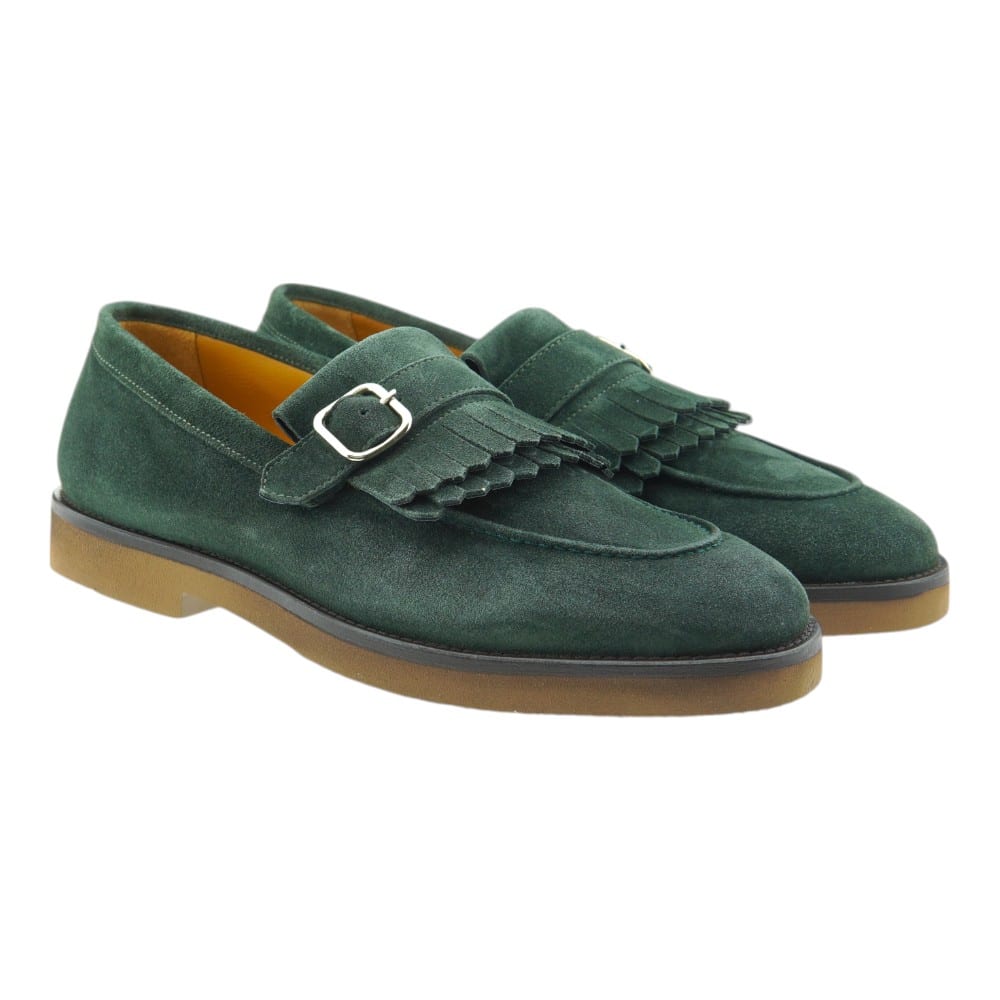 Mocasines Hombre Verdes Calce X1232