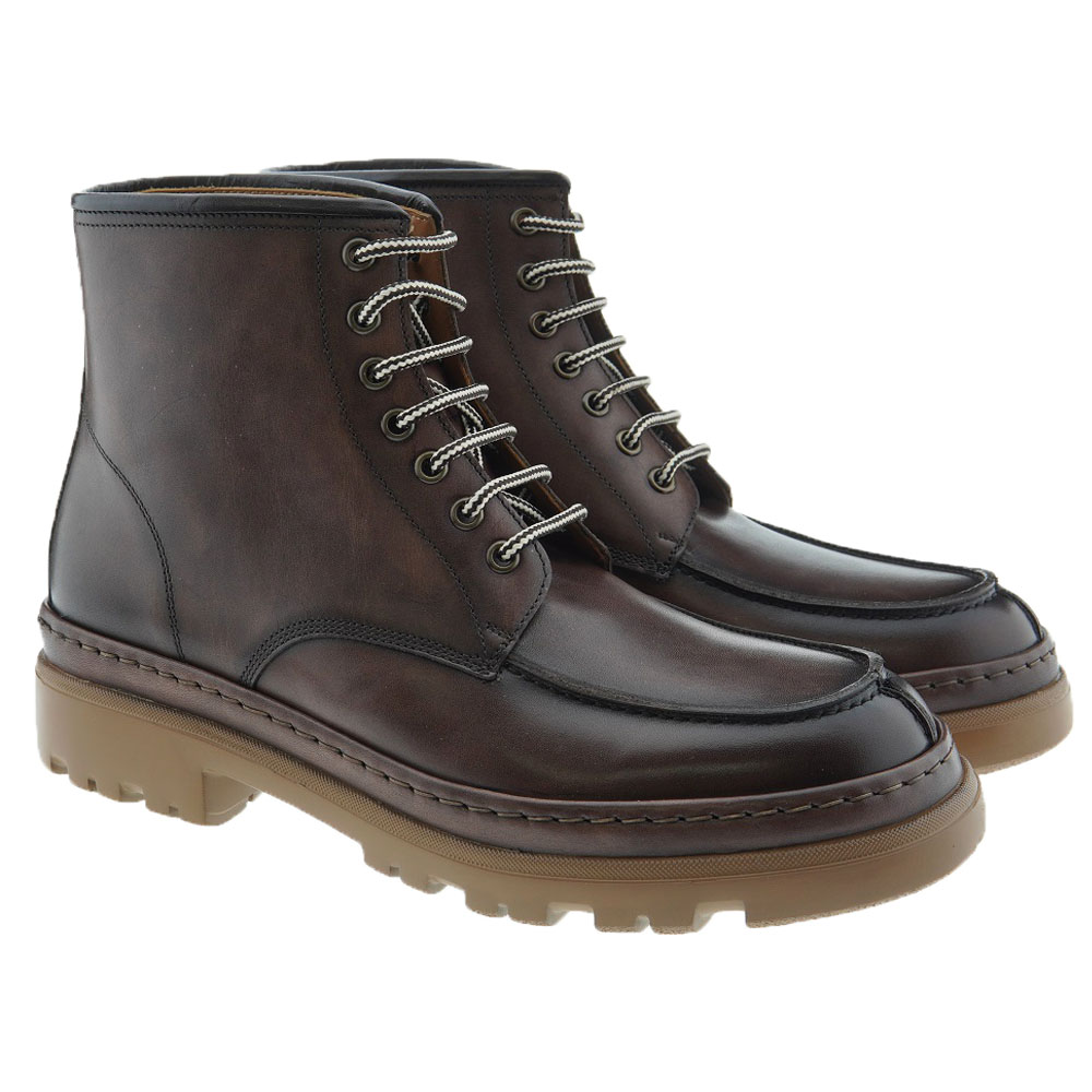 Bota piel caballero cordones Calce X1350