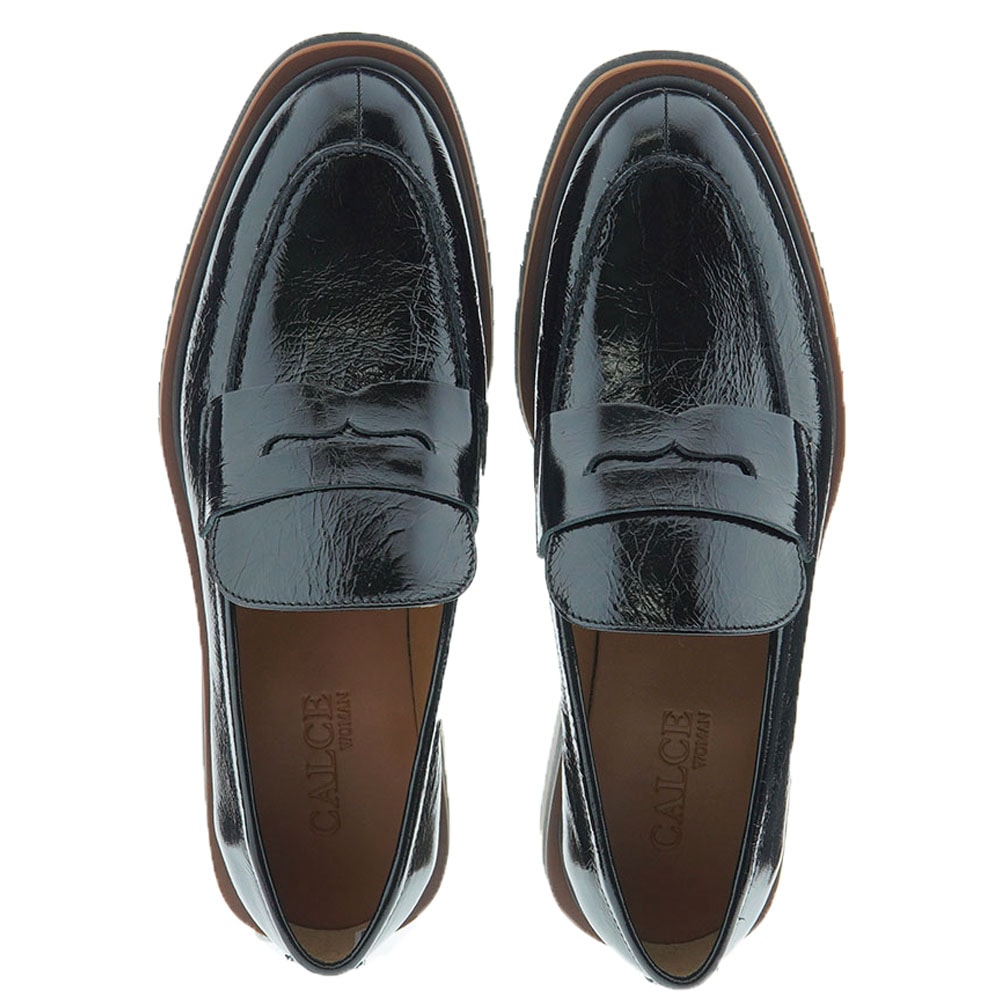 Mocasines mujer antifaz charol Calce X1450 foto 2