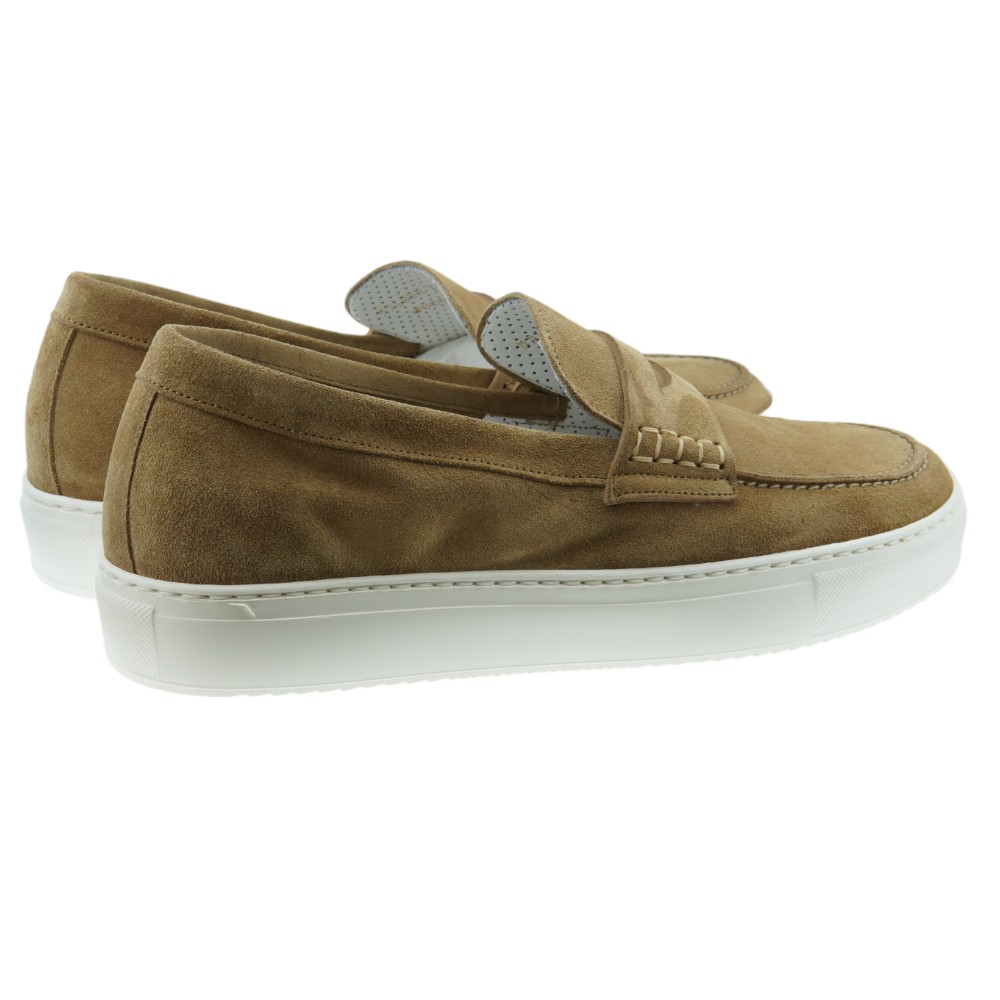 Mocasines caballero piel ante antifaz Calce X1577 foto 4