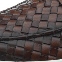 Mocasines Hombre Piel Trenzada Cuero Calce X1578 foto 5