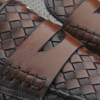 Mocasines Hombre Piel Trenzada Cuero Calce X1578 foto 7