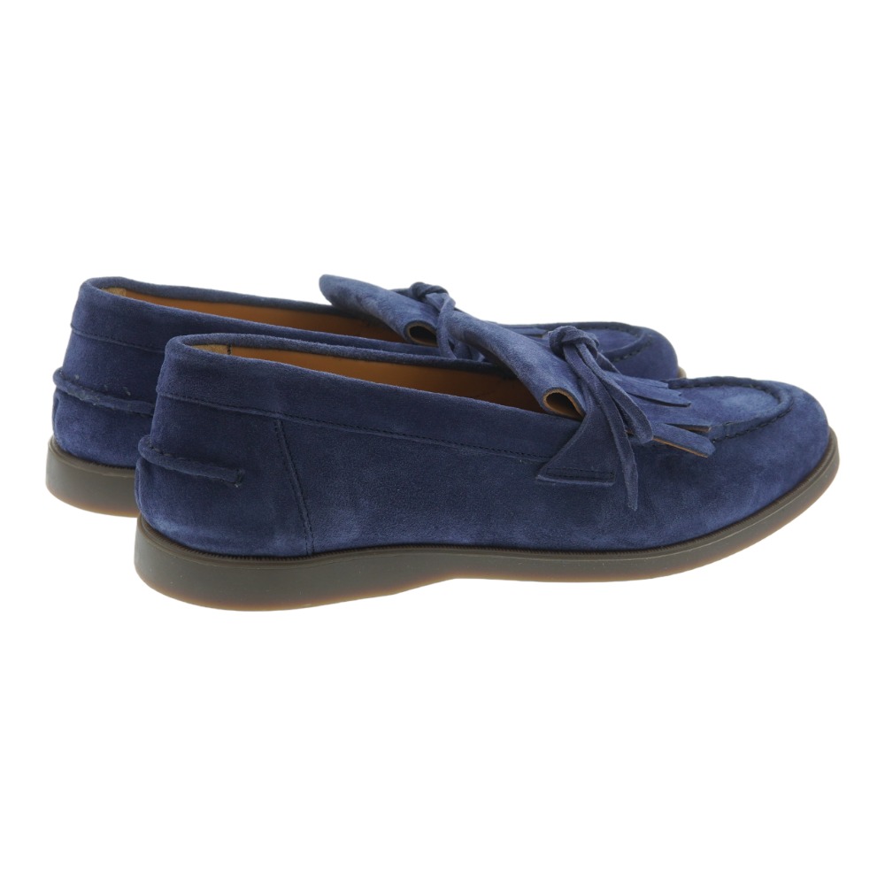 Mocasines azules caballero flecos y lazo Calce X1596 foto 4