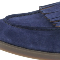 Mocasines azules caballero flecos y lazo Calce X1596 foto 7