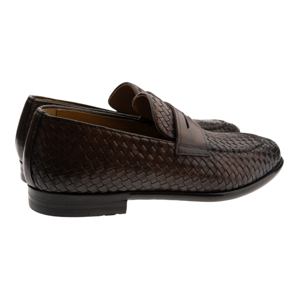 Mocasines trenzados cuero piel Calce foto 4