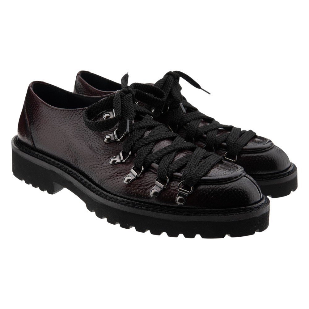 Blucher piel burdeos caballero suela track Calce X1719-PI