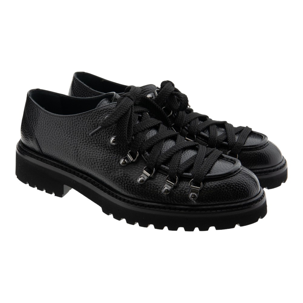 Zapatos bluchers negros hombre Calce X1719-PI