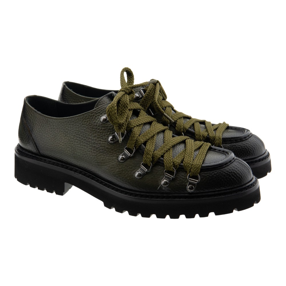 Zapato cordón hombre verde Calce X1719-PI