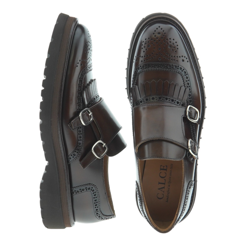 Zapato Monk suela dentada dos hebillas Calce X1780 foto 2
