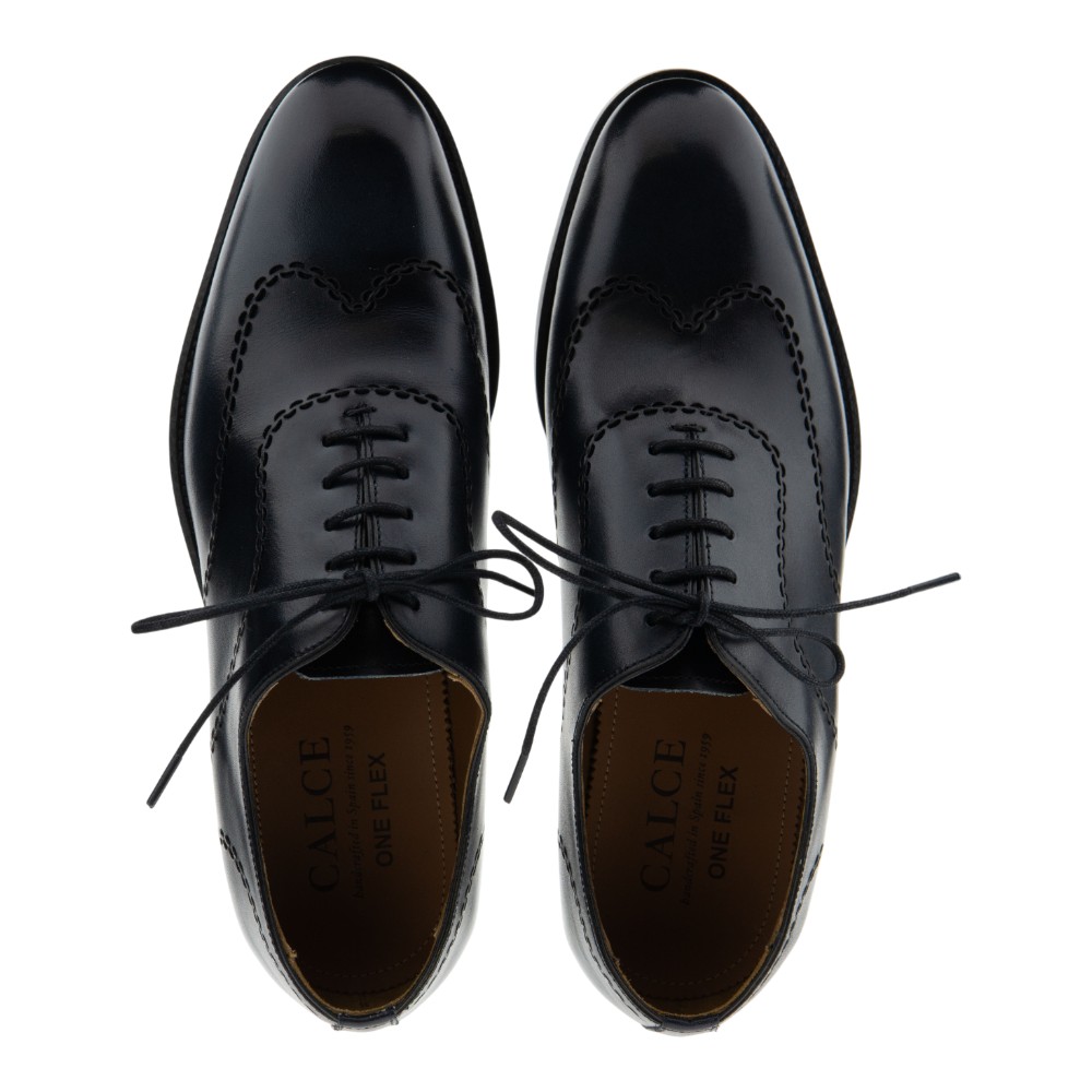 Zapatos Oxford hombre azul – Calce foto 2