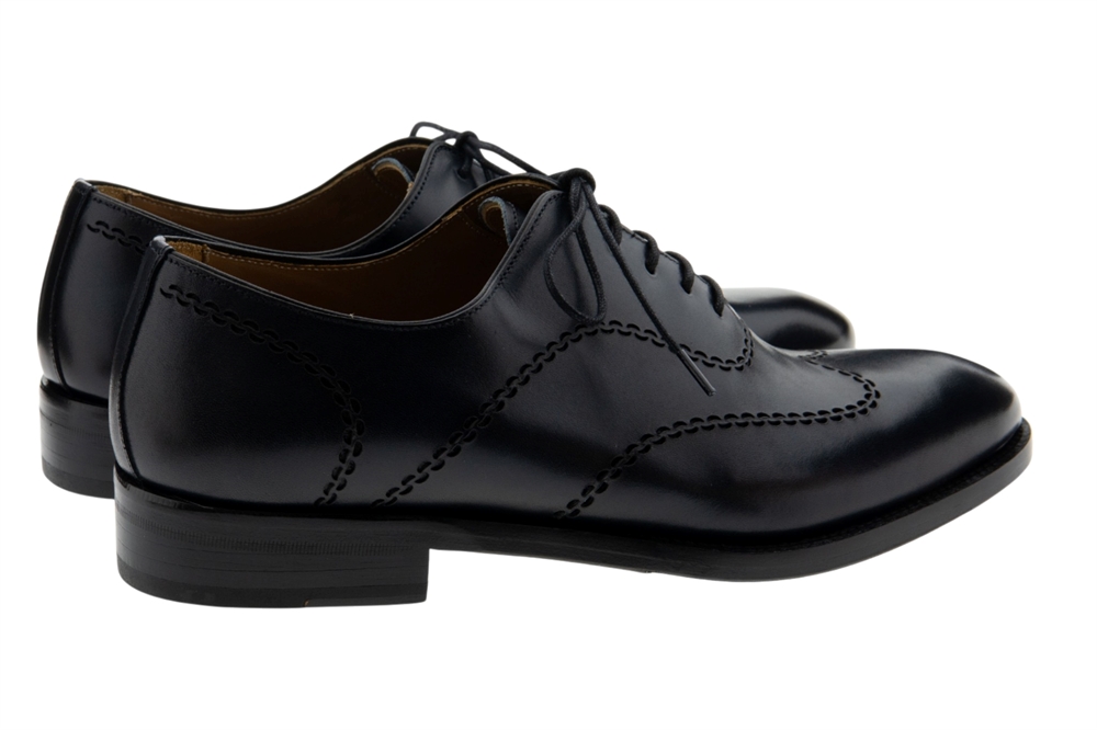 Zapatos Oxford hombre azul – Calce foto 4